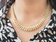 Collier Collier maille américaine en or jaune 18 kt 58 Facettes 25678