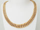 Collier Collier maille américaine en or jaune 18 kt 58 Facettes 25678