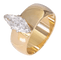 Bague Bague solitaire marquise 1,10 ct en or 14K (585) 58 Facettes AC77