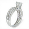 Bague 53 Bague en or blanc 585 - 0,75 ct diamants 58 Facettes AY47