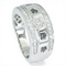 Bague 56 Bague en or blanc 585 avec diamants 0,68 ct 58 Facettes WA20