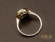 Bague Art déco - Bague en platine et or jaune, diamant et rubis 58 Facettes A10098