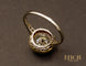 Bague Art déco - Bague en platine et or jaune, diamant et rubis 58 Facettes A10098