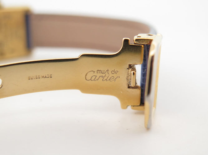 Montre Cartier Must Tank - Montre quartz femme 28 mm en vermeil 58 Facettes 274177