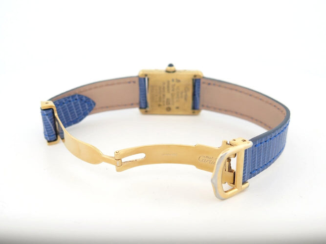 Montre Cartier Must Tank - Montre quartz femme 28 mm en vermeil 58 Facettes 274177