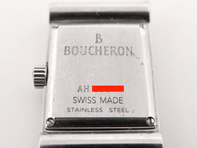 Montre Boucheron Reflet Small - Montre quartz femme en acier 29,5 mm 58 Facettes 274174