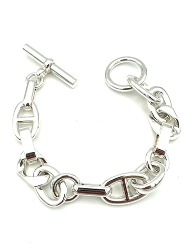Bracelet Hermès Aléa - Bracelet petit modèle en argent 925 58 Facettes HERMES BRA
