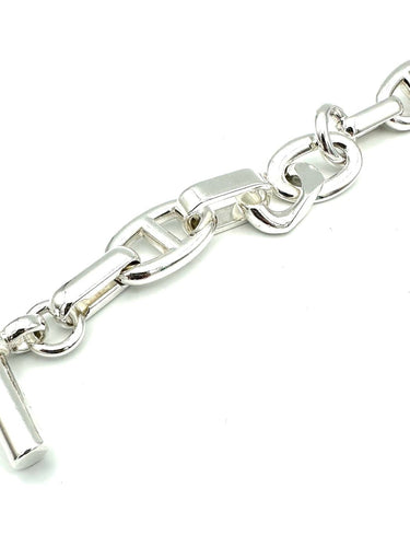 Bracelet Hermès Aléa - Bracelet petit modèle en argent 925 58 Facettes HERMES BRA