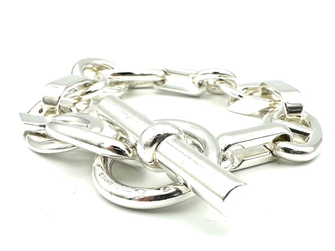 Bracelet Hermès Aléa - Bracelet petit modèle en argent 925 58 Facettes HERMES BRA