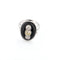 Bague 51 Bague Art déco en or blanc 18 ct avec trois diamants old mine 58 Facettes 102/26 E ORO