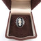 Bague 51 Bague Art déco en or blanc 18 ct avec trois diamants old mine 58 Facettes 102/26 E ORO