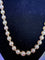 Collier Collier de perles de culture crème en or blanc 18K 55,5 cm 58 Facettes ESTIM167