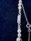 Collier Collier de perles de culture crème en or blanc 18K 55,5 cm 58 Facettes ESTIM167