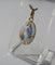 Pendentif Médaille pendentif - Porcelaine peinte en or jaune 18 carats 58 Facettes Medaille