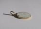 Pendentif Médaille pendentif - Porcelaine peinte en or jaune 18 carats 58 Facettes Medaille