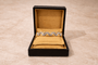 Bracelet Bvlgari Piramide - Bracelet jonc en or jaune et acier inoxydable 58 Facettes