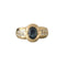 Bague 53.5 Bague en or jaune 18K saphir et diamants 58 Facettes 253