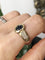 Bague 53.5 Bague en or jaune 18K saphir et diamants 58 Facettes 253