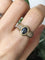 Bague 53.5 Bague en or jaune 18K saphir et diamants 58 Facettes 253