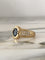 Bague 53.5 Bague en or jaune 18K saphir et diamants 58 Facettes 253