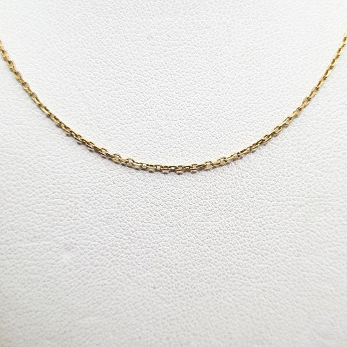 Collier Chaîne en or jaune 18 carats, 46 cm 58 Facettes Chaine #5015