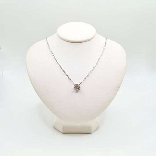 Collier Collier en or blanc 18 carats et diamant 1,31 ct 58 Facettes Collier #4950