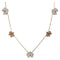Collier Cartier Caresse d'Orchidées - Collier en or jaune 18 k, nacre et diamants 58 Facettes CRT2698