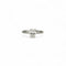 Bague 49 Bague solitaire - Or gris 18K et diamants taille ovale 58 Facettes REF2537-304CF