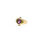 Bague 55.5 Bague Lilas en or jaune 18K avec améthyste et péridots 58 Facettes REF24062-225