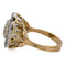 Bague 55 Bague victorienne - Or jaune 18 carats et argent avec diamants taille ancienne 58 Facettes AN604 (000419)
