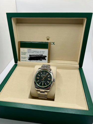 Montre Rolex Milgauss - Montre automatique en acier 40 mm, réf. 116400GV 58 Facettes 1811