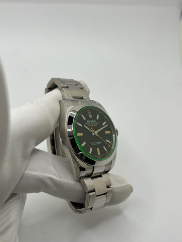 Montre Rolex Milgauss - Montre automatique en acier 40 mm, réf. 116400GV 58 Facettes 1811