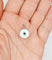 Pendentif Pendentif cible Art déco en or 18k et platine, nacre et saphir 58 Facettes A06912