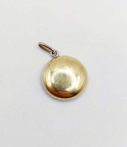 Pendentif Pendentif cible Art déco en or 18k et platine, nacre et saphir 58 Facettes A06912