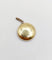 Pendentif Pendentif cible Art déco en or 18k et platine, nacre et saphir 58 Facettes A06912