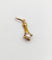 Pendentif Pendentif serre d'aigle antique en or jaune 18k et perle 58 Facettes A06935