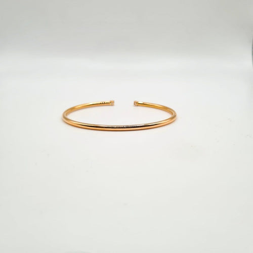 Bracelet Bracelet jonc - or rose 18 carats et diamants 58 Facettes Jonc #5003
