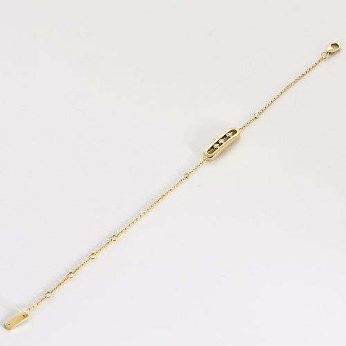 Bracelet Messika - Baby Move Classique Bracelet Move en Or jaune et diamants 58 Facettes 58FC48-2