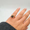 Bague 51 Bague en or jaune 18 carats avec saphirs et diamants 58 Facettes Bague #2539