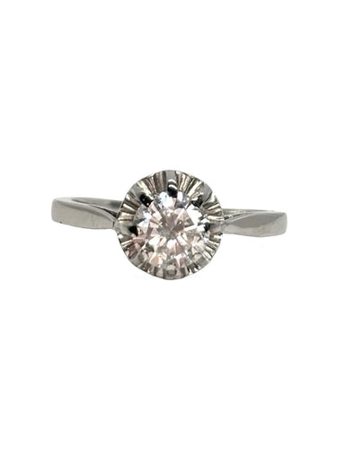 Bague 52 Solitaire - Bague en platine 950 et diamant 0,85 ct 58 Facettes 1775