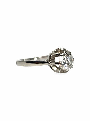 Bague 52 Solitaire - Bague en platine 950 et diamant 0,85 ct 58 Facettes 1775