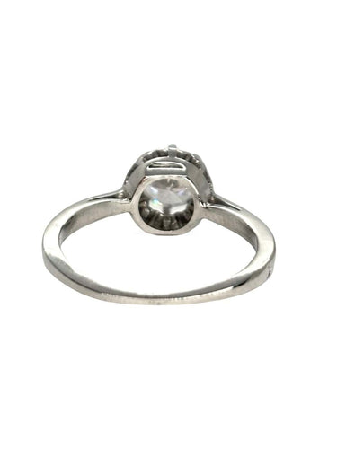 Bague 52 Solitaire - Bague en platine 950 et diamant 0,85 ct 58 Facettes 1775
