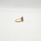 Bague 48 Bague rubis et diamants en or jaune 18 carats 58 Facettes Bague #4992