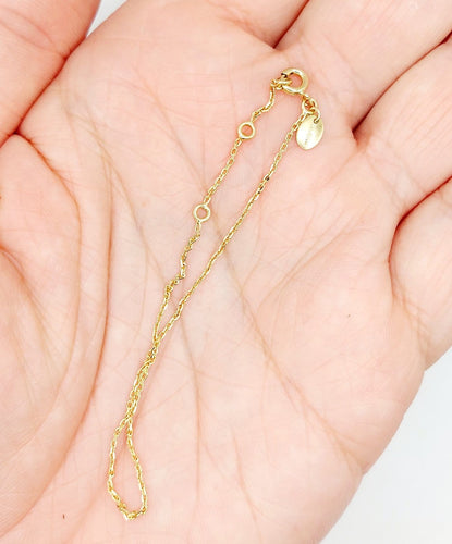 Bracelet Bracelet gourmette enfant en or 18k 58 Facettes A06966