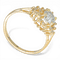 Bague 54 Bague en or jaune 585 sertie de diamants 0,92 ct 58 Facettes XB03