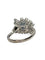 Bague 54 Bague en or blanc 18K avec saphir 1,5 ct et diamants 1 ct 58 Facettes 1774