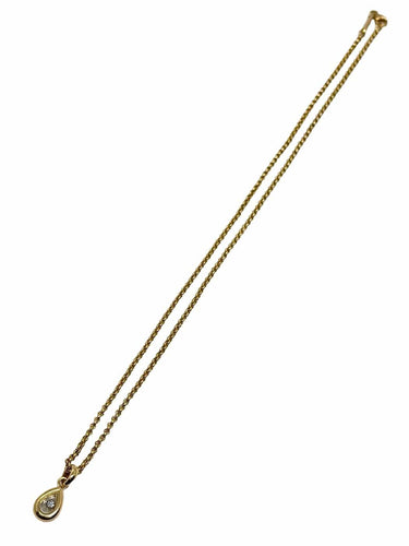Collier Chopard Happy Diamond - Collier poire en or jaune 18K et diamant 58 Facettes 1800