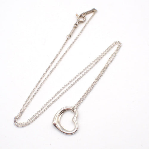 Collier Tiffany & Co. Elsa Peretti - Collier pendentif Open Heart en argent 58 Facettes nko2gx749a