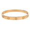 Bracelet Cartier Love - Bracelet en or rose 18K 58 Facettes l82bhsj29j