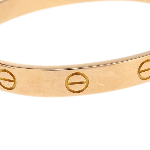 Bracelet Cartier Love - Bracelet en or rose 18K 58 Facettes l82bhsj29j